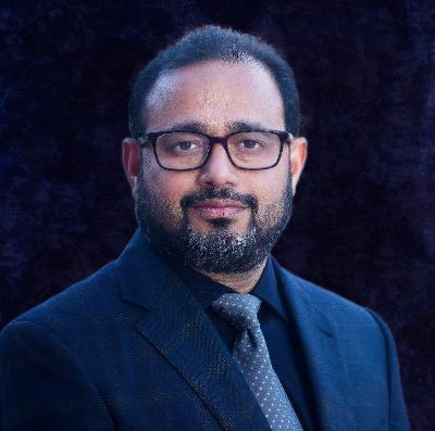 head shot of Sourav Roy